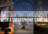 Astrophotography with a smartphone camera